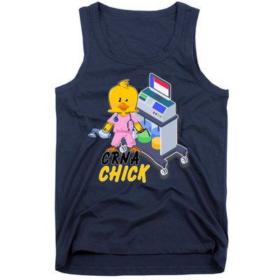 CRNA Chick Nurse Anesthetist Tank Top