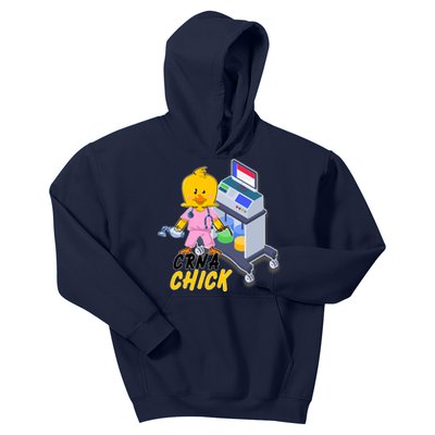 CRNA Chick Nurse Anesthetist Kids Hoodie