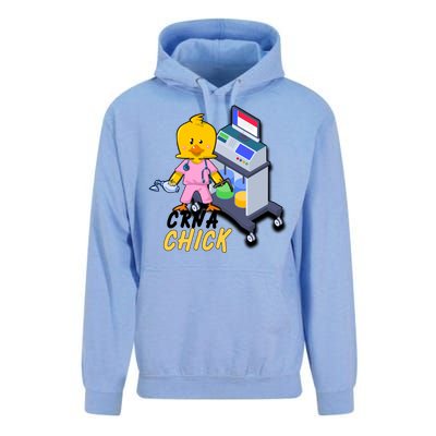 CRNA Chick Nurse Anesthetist Unisex Surf Hoodie