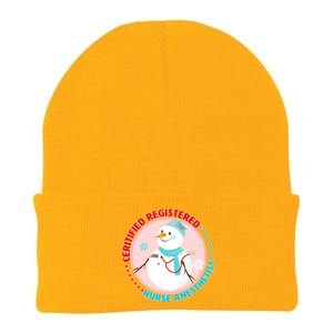 CRNA Snowlady Nurse Anesthetists Knit Cap Winter Beanie