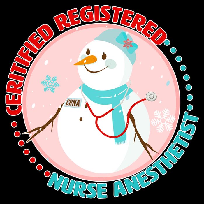 CRNA Snowlady Nurse Anesthetists Sweatshirt