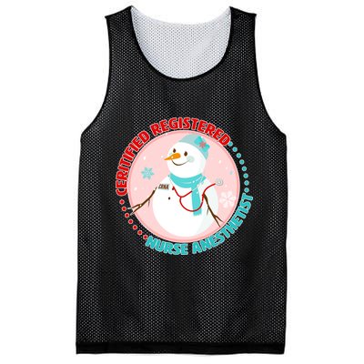 CRNA Snowlady Nurse Anesthetists Mesh Reversible Basketball Jersey Tank