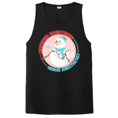 CRNA Snowlady Nurse Anesthetists PosiCharge Competitor Tank