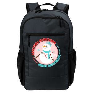 CRNA Snowlady Nurse Anesthetists Daily Commute Backpack