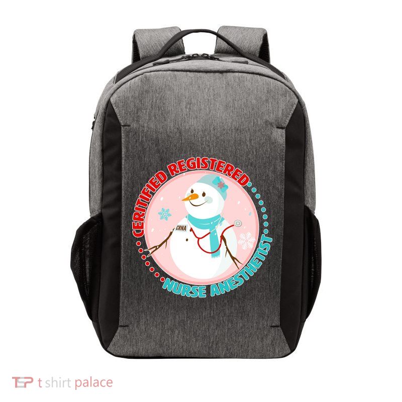 CRNA Snowlady Nurse Anesthetists Vector Backpack