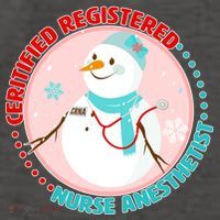 CRNA Snowlady Nurse Anesthetists Vector Backpack