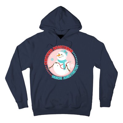 CRNA Snowlady Nurse Anesthetists Hoodie