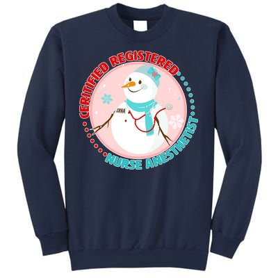 CRNA Snowlady Nurse Anesthetists Sweatshirt