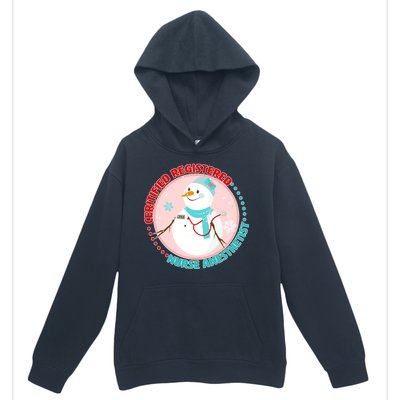 CRNA Snowlady Nurse Anesthetists Urban Pullover Hoodie