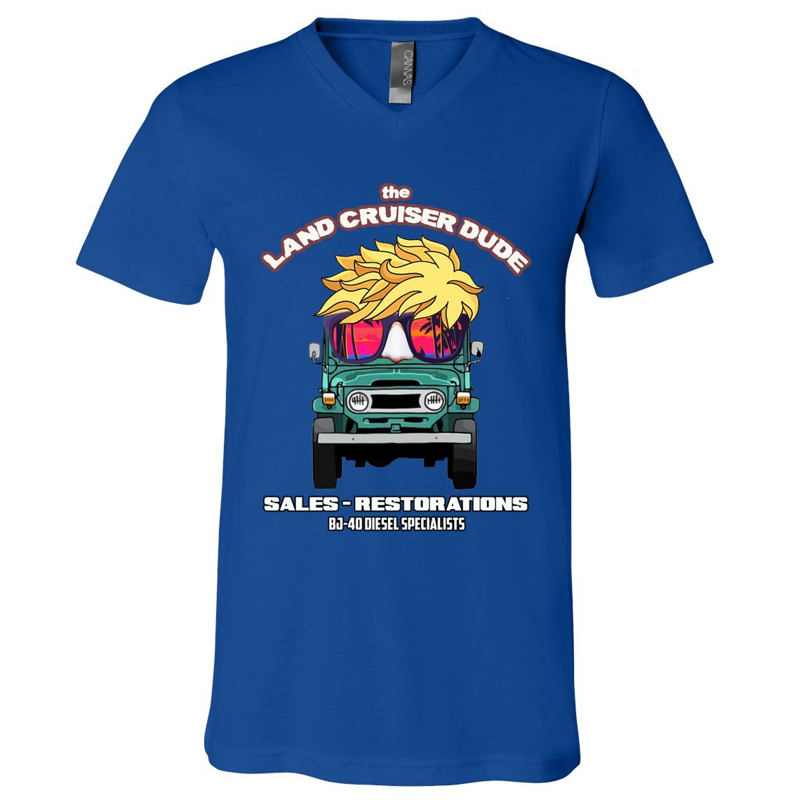 Costa Rica Offfunny Giftroad 4x4 Vintage 4 Wheel Drive Design Funny Gift V-Neck T-Shirt