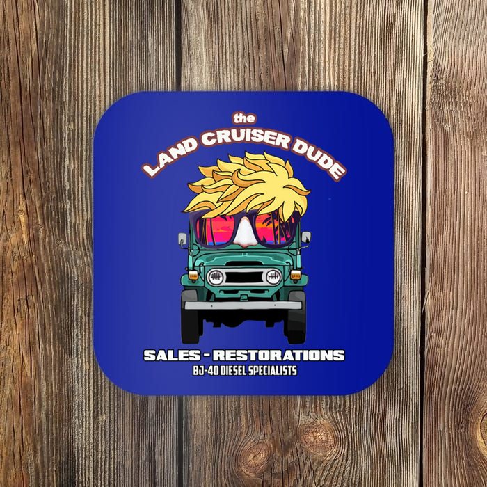 Costa Rica Offfunny Giftroad 4x4 Vintage 4 Wheel Drive Design Funny Gift Coaster