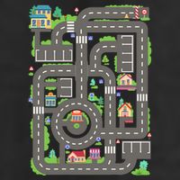Car Road On Dad Back Fathers Day Play With Son Cool Comfort Performance Bucket Hat