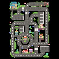Car Road On Dad Back Fathers Day Play With Son Cooling Performance Crew T-Shirt