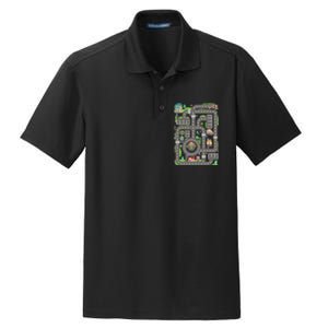 Car Road On Dad Back Fathers Day Play With Son Dry Zone Grid Polo