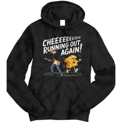 Cheese Running Out Again Tie Dye Hoodie