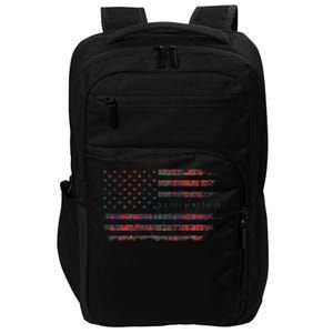 Clan Rattray Of Lude Scottish Tartan Us Flag Kilt Scotland Impact Tech Backpack