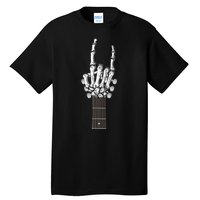 Cool Rock On Skeleton Guitar Tall T-Shirt