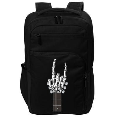 Cool Rock On Skeleton Guitar Impact Tech Backpack