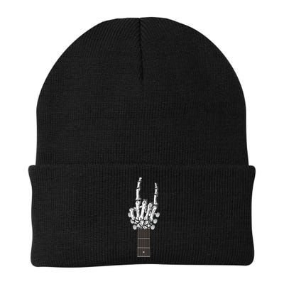 Cool Rock On Skeleton Guitar Beanie
