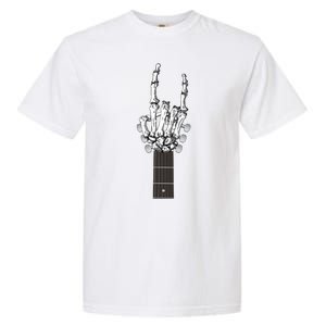 Cool Rock On Skeleton Guitar Garment-Dyed Heavyweight T-Shirt