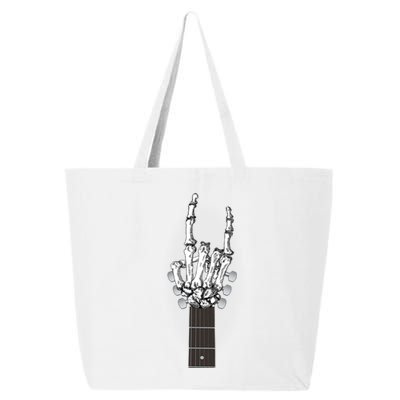 Cool Rock On Skeleton Guitar 25L Jumbo Tote