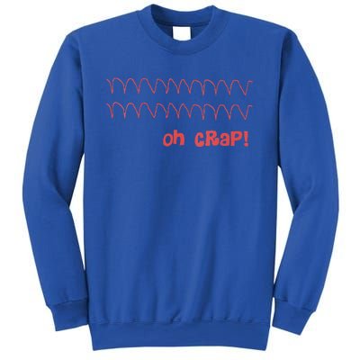 Cardiac Rhythm Oh Crap Nurse Sweatshirt