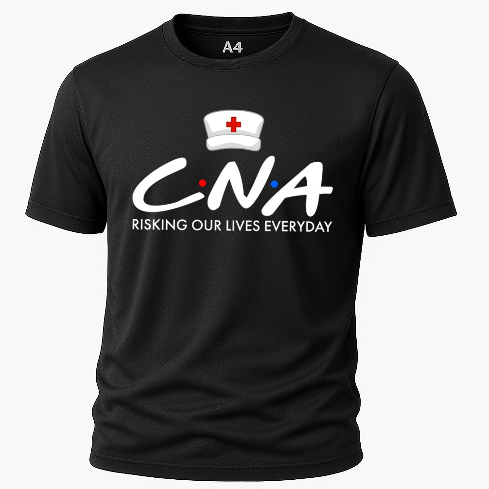 CNA Risking Our Lives Everyday Cooling Performance Crew T-Shirt