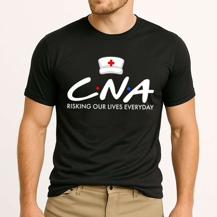 CNA Risking Our Lives Everyday Cooling Performance Crew T-Shirt