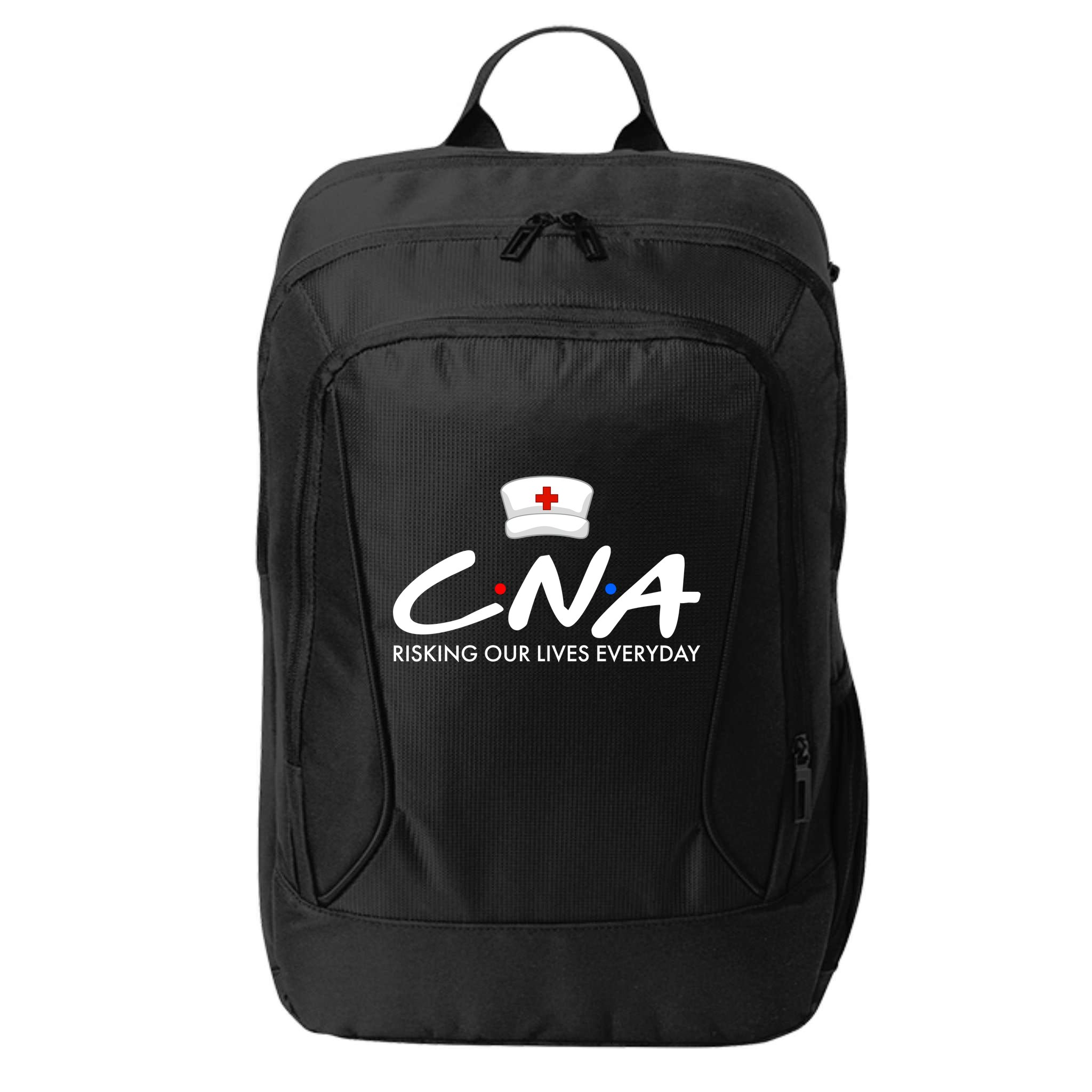 CNA Risking Our Lives Everyday City Backpack