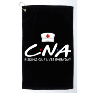 CNA Risking Our Lives Everyday Platinum Collection Golf Towel