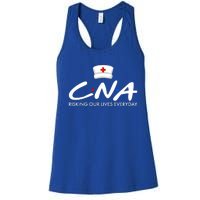 CNA Risking Our Lives Everyday Women's Racerback Tank