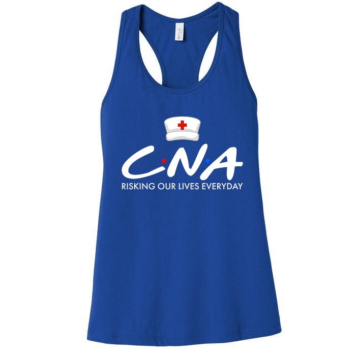 CNA Risking Our Lives Everyday Women's Racerback Tank