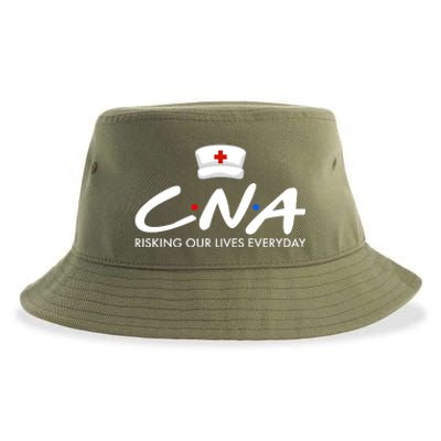 CNA Risking Our Lives Everyday Sustainable Bucket Hat