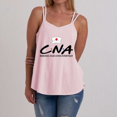 CNA Risking Our Lives Everyday Women's Strappy Tank