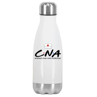 CNA Risking Our Lives Everyday Stainless Steel Insulated Water Bottle