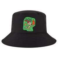 Christmas Reindeer On Ice Cool Comfort Performance Bucket Hat
