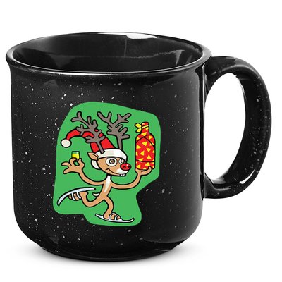 Christmas Reindeer On Ice 15oz Campfire Ceramic Mug