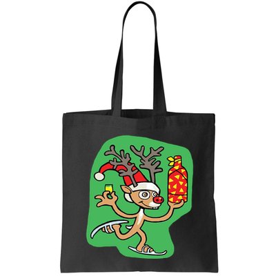 Christmas Reindeer On Ice Bag
