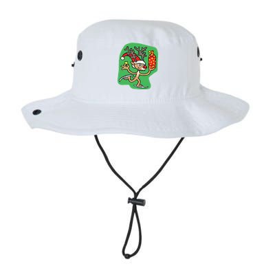 Christmas Reindeer On Ice Legacy Cool Fit Booney Bucket Hat