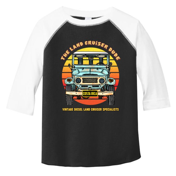 Costa Rica Offgiftroad 4x4 Vintage 4 Wheel Drive Muddy Cruiser Gift Toddler Fine Jersey T-Shirt