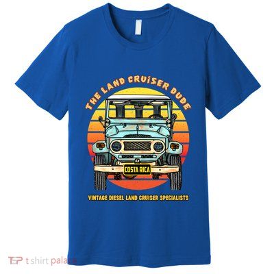 Costa Rica Offgiftroad 4x4 Vintage 4 Wheel Drive Muddy Cruiser Gift Premium T-Shirt