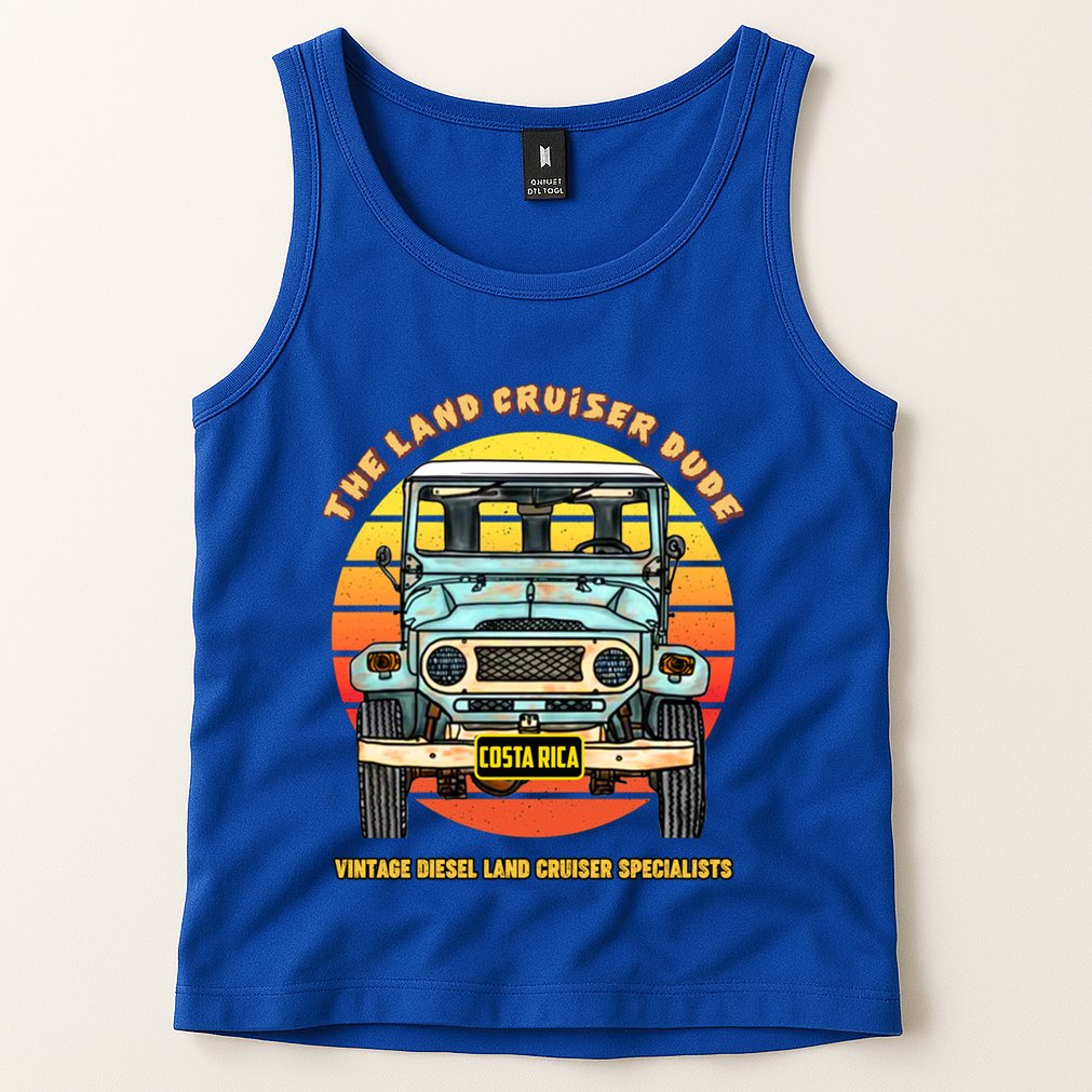 Costa Rica Offgiftroad 4x4 Vintage 4 Wheel Drive Muddy Cruiser Gift Tank Top