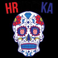 Croatia Hrvatska Soccer Skull Mug