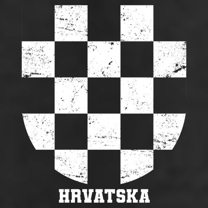 Croatia HRVATSKA Team Jersey 7 Panel Mesh Trucker Snapback Hat