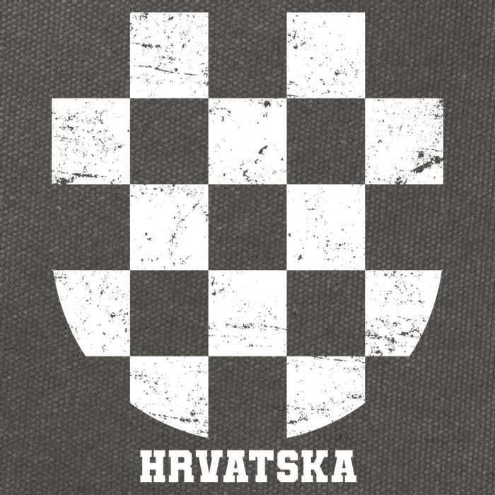 Croatia HRVATSKA Team Jersey Cotton Canvas Backpack