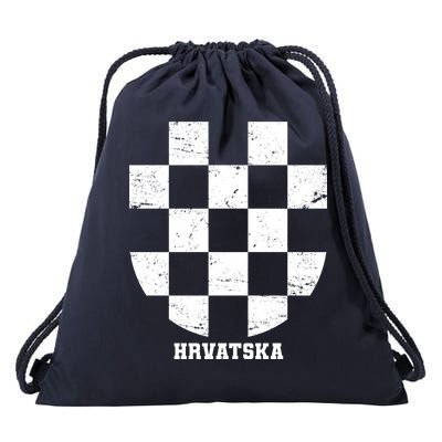 Croatia HRVATSKA Team Jersey Drawstring Bag