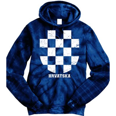 Croatia HRVATSKA Team Jersey Tie Dye Hoodie