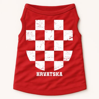 Croatia HRVATSKA Team Jersey Doggie Tank