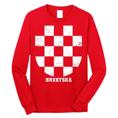 Croatia HRVATSKA Team Jersey Long Sleeve Shirt