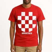 Croatia HRVATSKA Team Jersey Tall T-Shirt